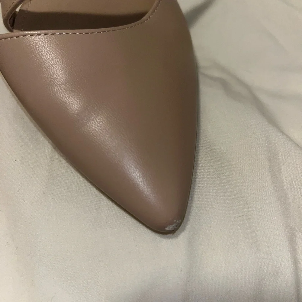 NUDE CALVIN KLEIN GILISA HEELS 👡 - Picture 3 of 8